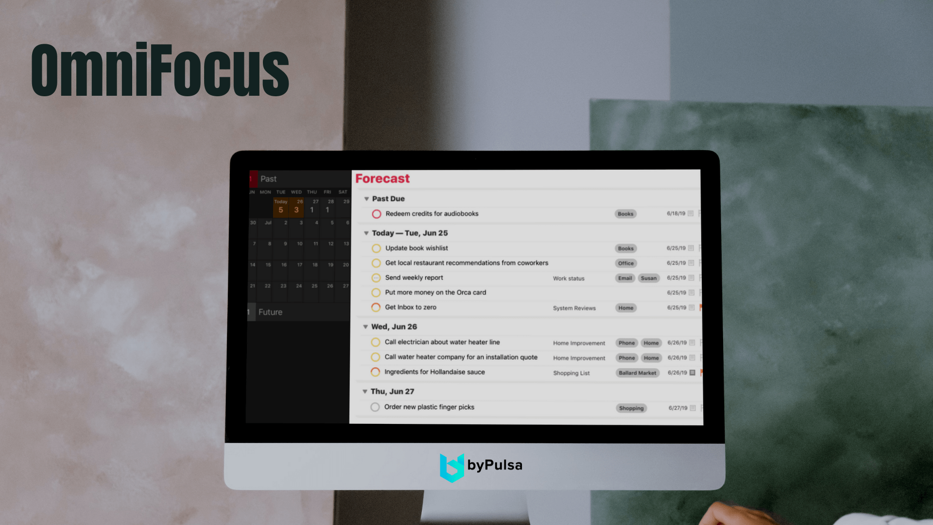 banyak jadwal meeting dan kamu nggak mau ketinggalan? gunakan aplikasi Omnifocus