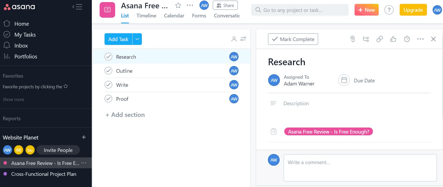 Berhubungan dengan banyak orang via online dan memiliki jadwal meeting serta to do list se abrek. Coba Asana deh! recommenden.